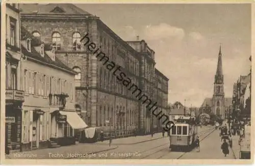 Karlsruhe - Technische Hochschule - Kaiserstrasse - Strassenbahn