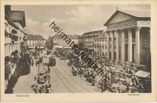 Karlsruhe - Marktplatz - Strassenbahn