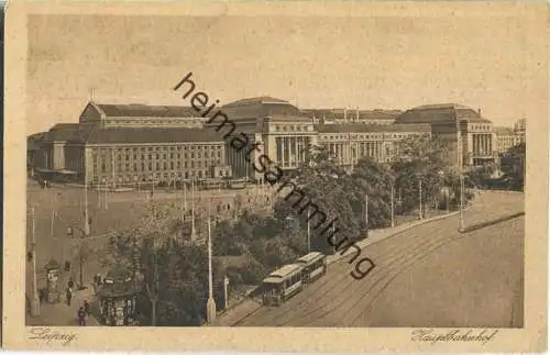 Leipzig - Hauptbahnhof - Strassenbahn