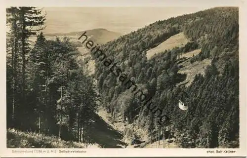 Schauinsland - Seilschwebebahn - Foto-AK - Verlag J. Velten Karlsruhe