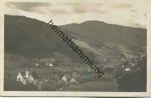 Glottertal - Gasthaus zum Hirschen - Eigentümer Hermann Strecker - Foto-AK - Verlag W. Denzer Freiburg