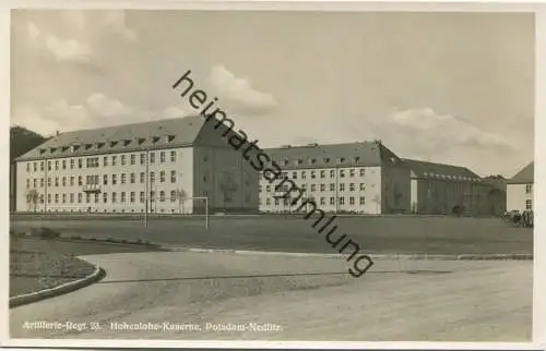 Potsdam-Nedlitz - Hohenlohe-Kaserne - Artillerie-Regt. 23 - Foto-AK ca. 1940 - Verlag W. Kraatz Potsdam