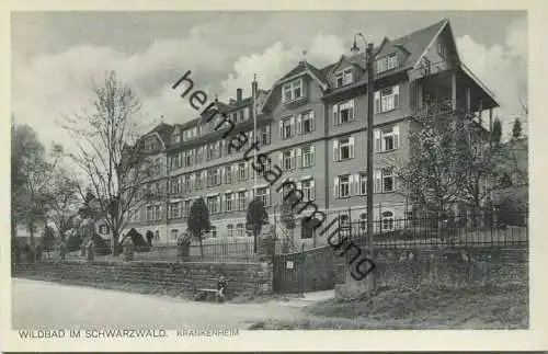Wildbad - Krankenheim - Verlag Gebr. Metz Tübingen