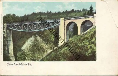 Brücke bei Unadingen - Höllentalbahn - Mauchachbrücke - Verlag Ottmar Zieher München