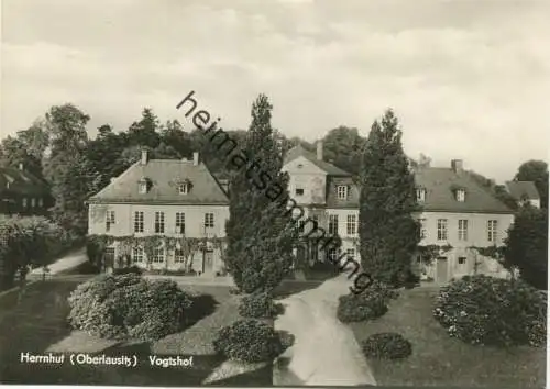 Herrnhut - Vogtshof -  Foto-AK Grossformat - Verlag VEB Bild und Heimat Reichenbach