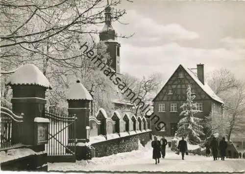 Hof - Lorenzkirche - Foto-AK Grossformat - Verlag R. Schwarzenbach Hof/Saale gel.