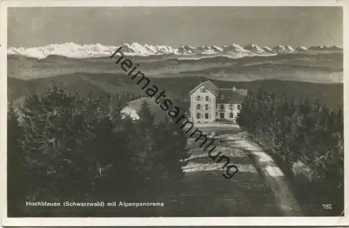 Hochblauen - Foto-AK - Verlag Emil Hartmann Mannheim