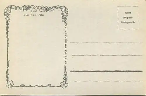 Walporzheim - Foto-AK - Verlag F.G. Zeitz