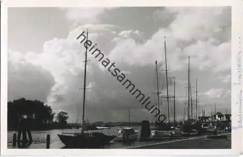 Travemünde - Hafen - Segelboote - Foto-Ansichtskarte