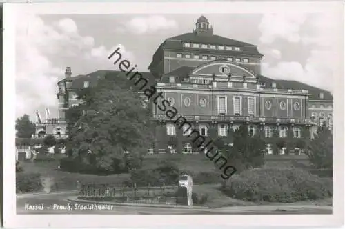 Kassel - Preuß. Staatstheater - Foto-Ansichtskarte