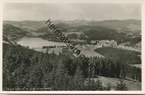 Titisee - Gesamtansicht - Foto-AK 50er Jahre - Verlag Gebr. Metz Tübingen