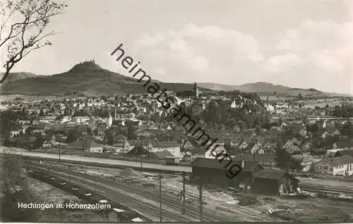 Hechingen mit Hohenzollern - Foto-AK 60er Jahre - Verlag Siegbert Jaschek Reutlingen