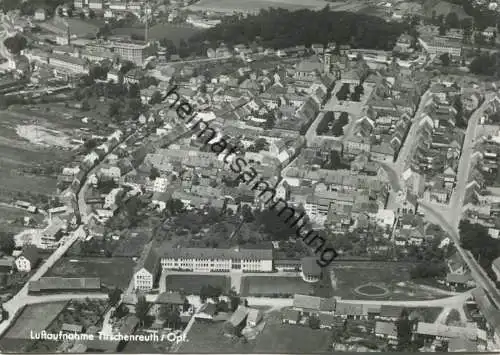 Tirschenreuth - Luftaufnahme - Foto-AK Großformat 60er Jahre - Verlag Löwenhag Marktredwitz