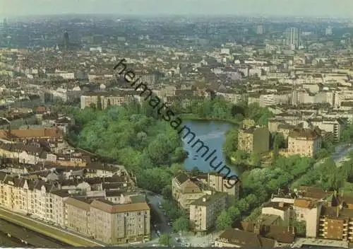 Berlin - Blick vom Funkturm auf den Lietzensee - AK Großformat - Vertrieb M. Bock Berlin