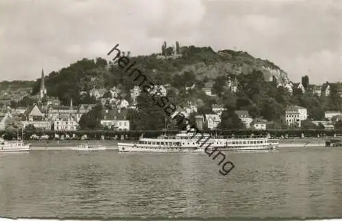 Linz am Rhein - Passagierschiff "Rheinland"- Foto-AK 50er Jahre - Verlag Schöning & Co Lübeck