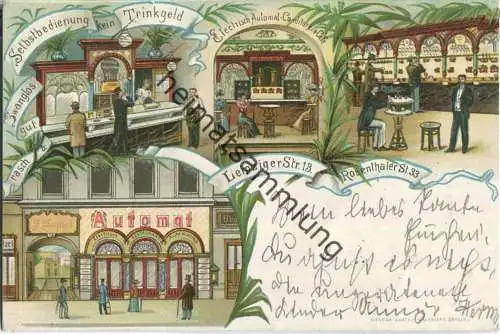 Berlin - Electrisch-Automat-Conditorei & Cafe - Leipzigerstr. 13 Rosenthalerstr. 33