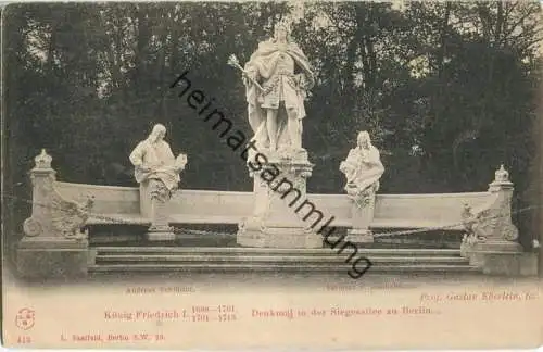 Berlin - Sieges-Allee - Denkmal König Friedrich I.