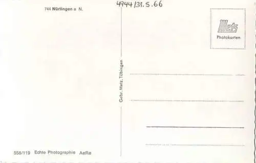 Nürtingen - Foto-AK 60er Jahre - Verlag Gebr. Metz Tübingen