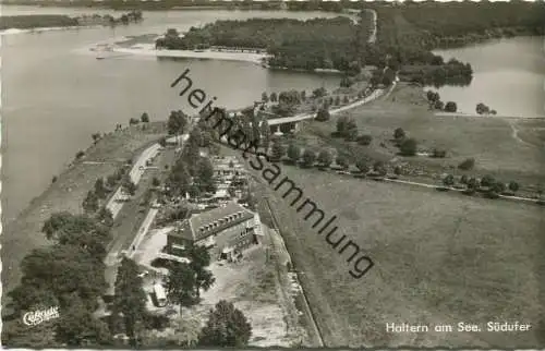 Haltern am See - Südufer - Luftaufnahme Foto-AK ca. 1960 - Verlag Cramers Kunstanstalt Dortmund