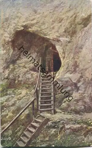 Türkenloch - Künstler-Postkarte Jung - Verlag J. Gerstmayer Wien