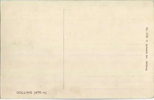5340 Golling - Verlag C. Jurischek jun. Salzburg