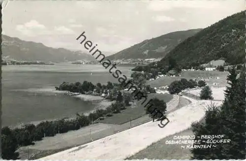 Camping Bergdorf - Ossiachersee Südufer - Foto-Ansichtskarte - Verlag H. Foditsch Radentheim