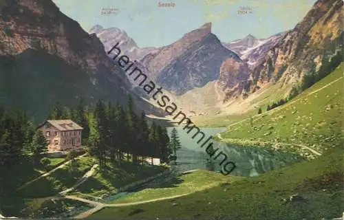 Schweiz - Seealp - Altmann Säntis gel. 1909