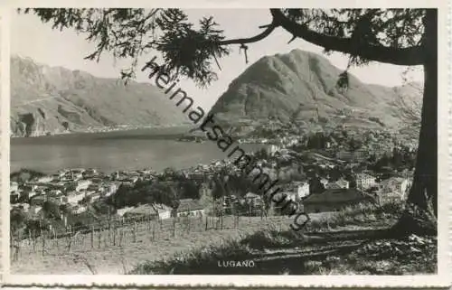 Schweiz - Lugano - Foto-AK gel. 1952