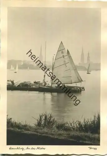 Hamburg - An der Alster - Popp-Verlag Heidelberg
