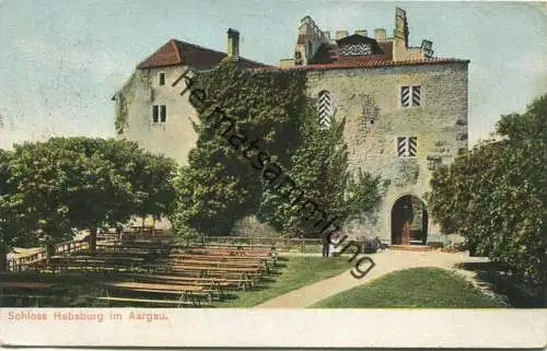 Schweiz - Habsburg - Schloss gel. 1908