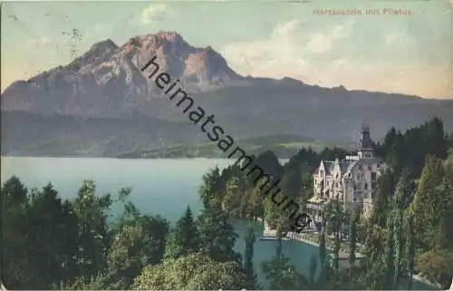 Luzern - Hertenstein und Pilatus - Verlag W. Zimmermann-Strässler Luzern