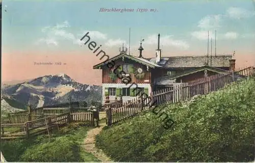 Hirschberghaus - bei Tegernsee - Verlag Purger & Co. München
