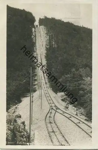 Schweiz - Standseilbahn La Coudre-Chaumont - Foto-AK gel. 1930