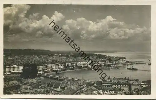 Schweiz - Geneve - Vue generale - Foto-AK gel. 1930