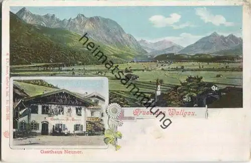 82499 Wallgau - Gasthaus Neuner - Verlag M. & F. Huber Kochel