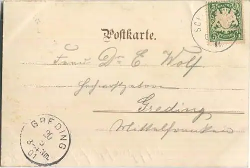 85764 Oberschleissheim - Königliche Schlosswirtschaft - Verlag E. Keppler München 1901