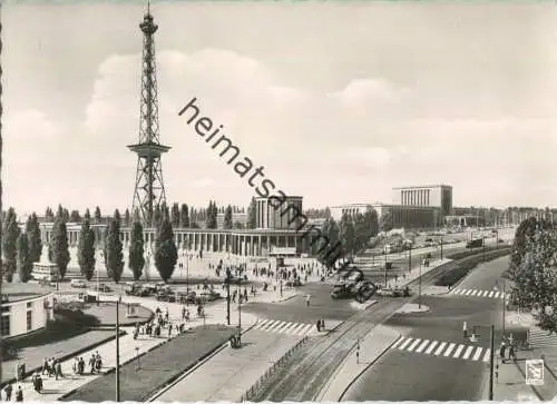 Berlin - Ausstellungsgelände - Funkturm - Foto-Ansichtskarte