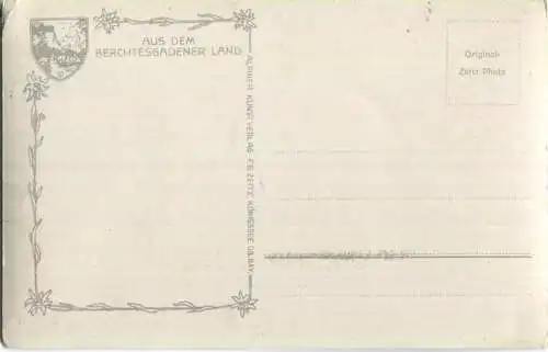 Almwirtschaft Vorderbrand - Foto-Ansichtskarte - Verlag F. G. Zeitz Königssee