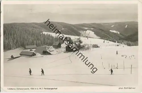 Feldberg - Feldberger Hof - Foto-Ansichtskarte - Verlag J. Velten Karlsruhe