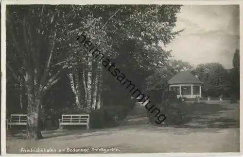 Friedrichshafen - Stadtgarten - Foto-Ansichtskarte - Verlag Albert Ulrich Ravensburg