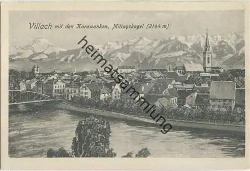 Villach - Verlagsanstalt Bogenberger Villach 1921