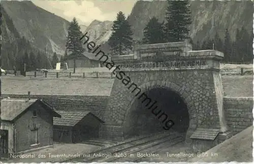 Tauerntunnel - Nordportal - Verlag Schöllhorn & Co. Innsbruck