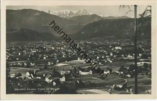 Villach - Gesamtansicht - Foto-Ansichtskarte - Verlag Mathias Kar Innsbruck