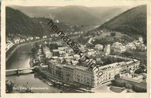 Bad Ems - Lahnaufwärts - Foto-Ansichtskarte - Verlag R. Kotalik Bad Ems