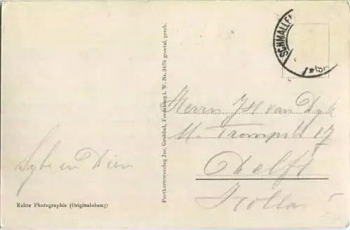 Fleckenberg - Wanderstrecke Fleckenberg-Jagdhaus - Üntroptal - Foto-Ansichtskarte - Verlag Jos. Grobbel Fredeburg