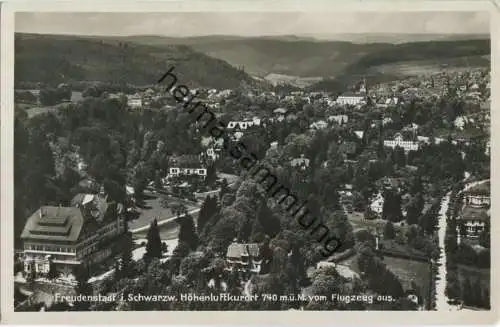 Freudenstadt - Flugzeugaufnahme - Foto-Ansichtskarte - Verlag G. Schnitzler Freudenstadt