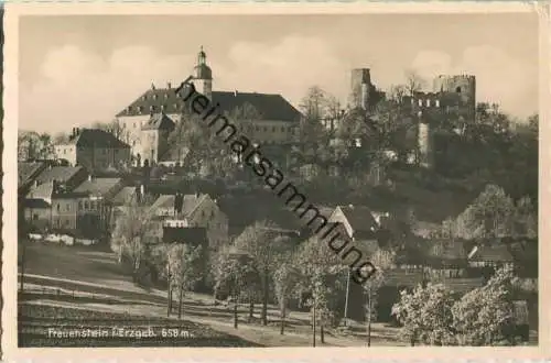 Frauenstein - Foto-Ansichtskarte - Verlag Franz Landgraf Zwickau
