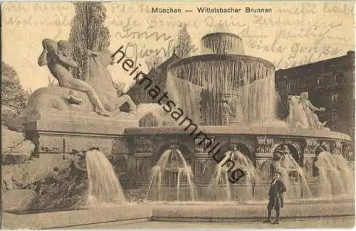 München - Wittelsbacher Brunnen - Verlag Ottmar Zieher München