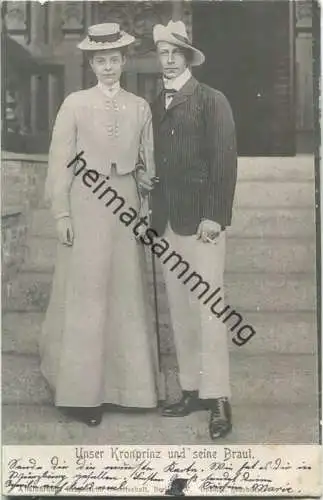 Unser Kronprinz und seine Braut
