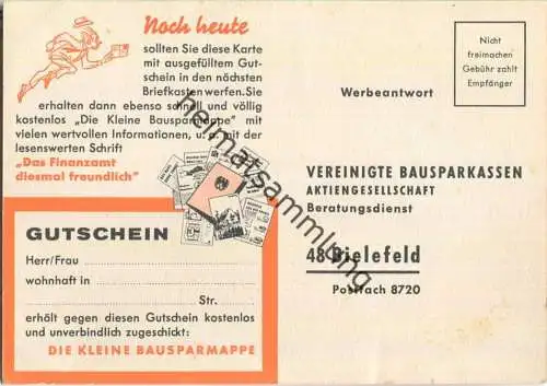 Vereinigte Bausparkassen AG - Werbepostkarte